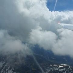 Flugwegposition um 12:14:22: Aufgenommen in der Nähe von Johnsbach, 8912 Johnsbach, Österreich in 2873 Meter